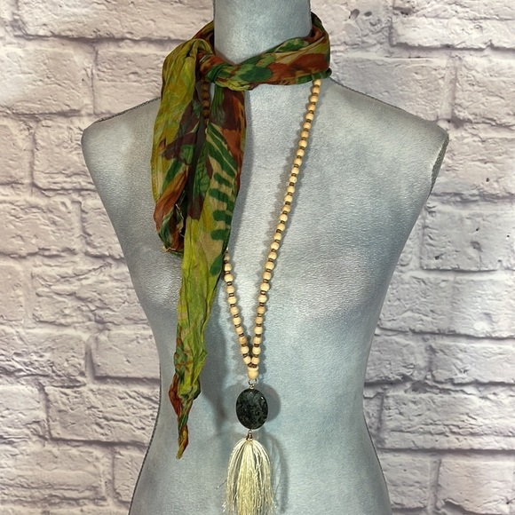 Patricia Nash tropical print scarf - Picture 1 of 3